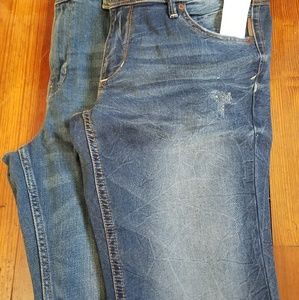 2 pairs of H&M Skinny fit jeans